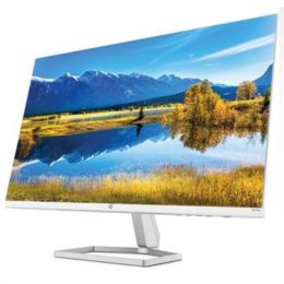 HP M27fwa 27" Full HD Edge LED LCD Monitor - 16:9 - Ceramic White, Silver