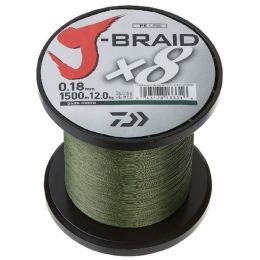 Daiwa J-Braid X4 300 Yard Spool 30LB Test - Dark Green