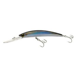 Yo-Zuri Crystal Minnow Deep Diver 110mm 4.375in Silver Black