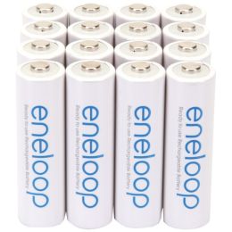 Panasonic BK-3MCCA16BA eneloop Rechargeable Batteries (AA; 16 pk)