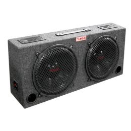 WOOFER BOX DUAL 10" XXX 2-WAY LOADED ANGLE STYLE; 300WATTS