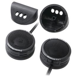 POWER ACOUSTIK 1" TWEETERS (Sold in pairs) 200 WATT2-WAY MOUNT; BUILT-IN XOVER