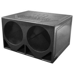 QPower QBOMB Dual 12 Turbo-Ported Empty Woofer Box