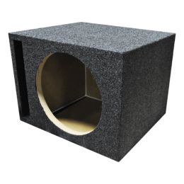 EMPTY WOOFER BOX SINGLE 10" MDF;VENTED BASS BOX