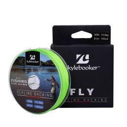 Kylebooker Fly Line Backing Line 20/30LB 100/300Yards Green Braided Fly Fishing Line (Length: 100YDS, Line Size: 30LB)